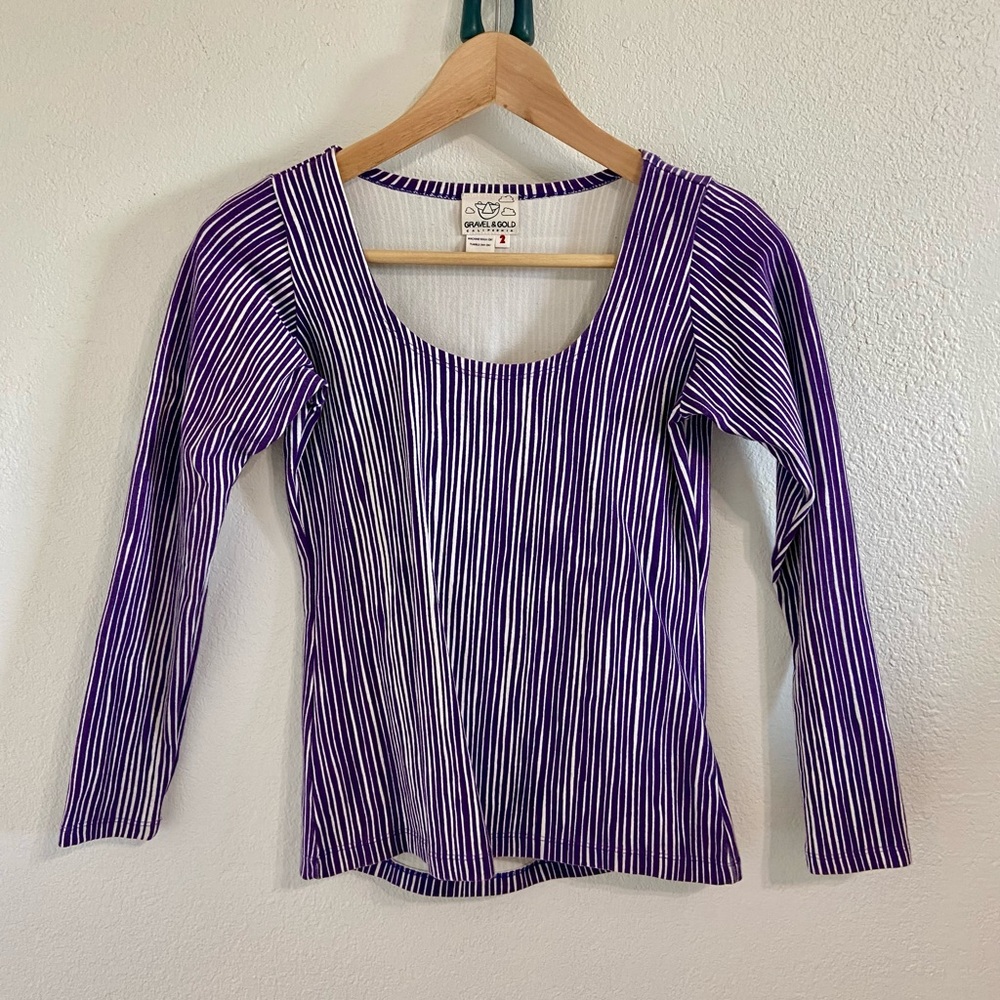 Gravel & Gold long sleeve top size 2